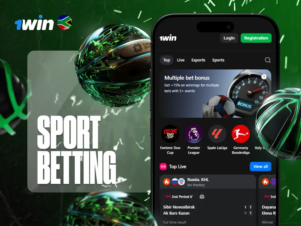1Win sports betting and live betting