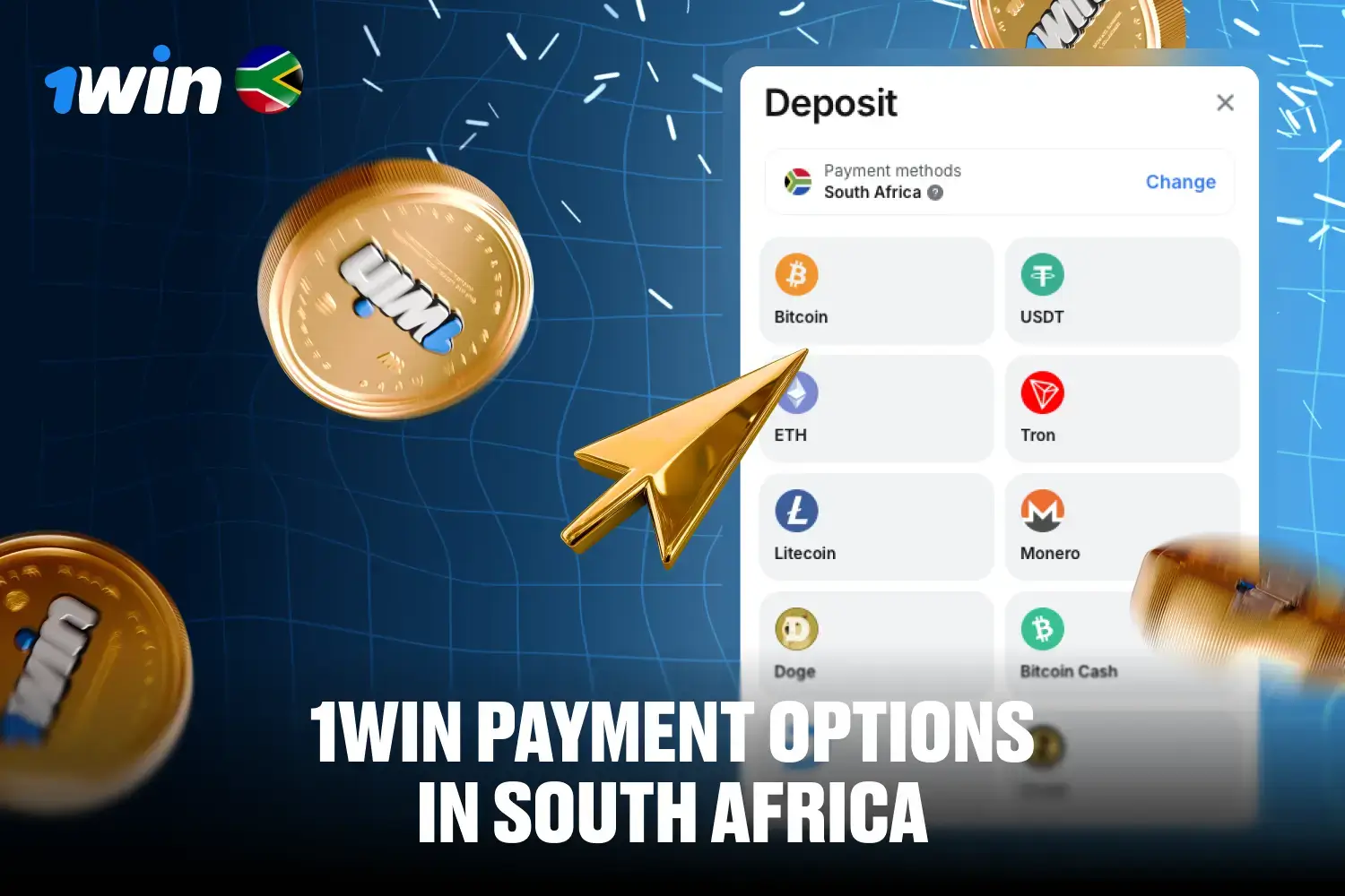 1Win secure and local payment options